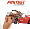 Stickers repositionnables Cars, film d'animation Disney Voir les images du produit 4