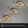 LED stropné svietidlo s LED bodkami, hnedo-zlaté, LED/26W Náhľad obrázku produktu 7