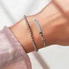Unique Armband aus Sterlingsilber mit Schmetterling (Länge: Produktbild-Vorschau 5