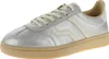 A single silver sneaker with cream accents and laces, shown from a side-angle on a white background. Produktbild-Vorschau