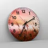 Wanduhr - Rund - Glasuhr - Wiese Getreide Natur - 40x40cm - Produktbild-Vorschau 4