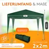 Kronenburg Faltpavillon 2x2m - Wasserfest, UV-Schutz 50+, 0 Produktbild-Vorschau 2
