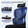 Hiazurm Bürostuhl, Schreibtischstuhl, bürostuhl ergonomisch Produktbild-Vorschau 5