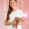 13173 TOPModel Floral - Kuscheltier Hund mit gelocktem Fell Produktbild-Vorschau 7