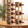 Mini Weinregal Flaschenregal für 5 Flaschen Weinhalter Produktbild-Vorschau 2