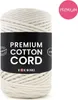 Premium Baumwollkordel Kokonki 3 mm 100 m Creme 308 für Produktbild-Vorschau 2