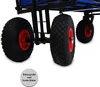 Close-up view of the wheels of a wagon. Produktbild-Vorschau