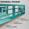 2 Stück Kennzeichenhalter Türkis - Chrom Produktbild-Vorschau 3