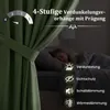 Chenille Vorhänge Grün 2er Set Blickdicht 98% - 510GSM Produktbild-Vorschau 2