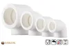 Ø 25mm, PPR Aqua Plus Winkel 90° in Weiß | Wasserrohr, Produktbild-Vorschau 5