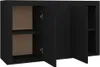 vidaXL Sideboard Schwarz 120x36x69 cm Holzwerkstoff Produktbild-Vorschau 5