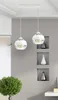 LUXOLAR Led Pendelleuchte 2 flammig - Deckenleuchte Weiß Produktbild-Vorschau 2