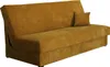 A brown corduroy sofa with a single pillow on it, shown from a side angle against a white background. Náhľad obrázku produktu