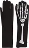 Guantes largos con diseño de calavera, color  y blanco - Vista previa de la imagen del producto 3