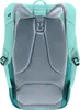 The back of a teal Deuter backpack is shown against a white background. Produktbild-Vorschau