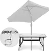 Gartentisch aus Glas 120x70 cm, für Terrasse und Garten, Produktbild-Vorschau 5
