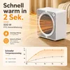 Heizlüfter 500W, Mini PTC Keramikheizung mit Produktbild-Vorschau 2