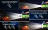 A flashlight is shown in different modes of operation, with text explaining each mode. Produktbild-Vorschau