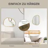 HOMCOM Asymmetrisch Wandspiegel, 70 x 50 cm Produktbild-Vorschau 5