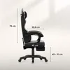 Fotel gamingowy Huzaro Force 3.7 Grey z ergonomiczną Podgląd zdjęcia produktu 2