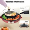 Elektrischer Hotpot mit Grill - 2-in-1 - Yin-Yang geteilter Produktbild-Vorschau 4