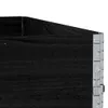 vidaXL Pflanzkasten Schwarz 100x100 cm Massivholz Kiefer Produktbild-Vorschau 6
