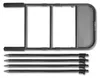 DELPHIN TOP SPOD, supporto per secchio, 60x31x57cm, nero, Anteprima dell’immagine prodotto 4