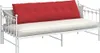 vidaXL Rückenkissen Rot 180 x 19 x 50 cm Stoff Produktbild-Vorschau 3