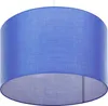 BELIANI Hängeleuchte Blau runder Stoffschirm 48 cm Produktbild-Vorschau 1