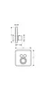 hansgrohe AXOR Starck ShowerSelect Soft Thermostat encastré Anteprima dell’immagine prodotto 5