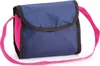 A blue and pink bag with a black trim and a pink strap, isolated on a white background. Produktbild-Vorschau