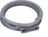 A gray washing machine door seal is shown against a white background. Produktbild-Vorschau
