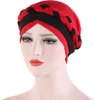 Mode Frauen Geflecht Elastisches Kopftuch Turban Hut Krebs Produktbild-Vorschau 8