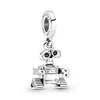 A silver Pandora charm in the shape of the robot Wall-E. Podgląd zdjęcia produktu