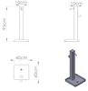 Fontana da Giardino Design a Colonna Quadrata Rubinetto in Anteprima dell’immagine prodotto 4