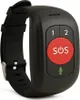 A black SOS emergency bracelet with a red SOS button and two numbered buttons. Náhľad obrázku produktu