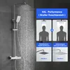 JOHO Thermostat Duschset Duschsystem Regendusche Produktbild-Vorschau 2