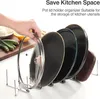Geschirrständer 2er-Set Deckelhalter & Rippchenständer aus Produktbild-Vorschau 8