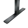 Close-up of the base of a black standing desk leg. Anteprima dell’immagine prodotto