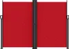 vidaXL Marquise latérale extensible rouge 180x1200 cm Voir les images du produit 9