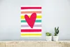 MuchoWow® Poster Fröhliche Illustration eines Herzens und Produktbild-Vorschau 5