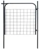 vidaXL Zahradní brána 100x100 cm antracitová Náhled obrázku produktu 6