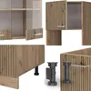 Eckküche Vicco R-Line Artisan-Eiche/Goldkraft Eiche 247 x Produktbild-Vorschau 7