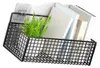 Panier de rangement mural, noir, sans perçage, Voir les images du produit 2