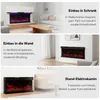 HOMAVO Cheminée électrique 36 pouces avec effet de flammes Voir les images du produit 7