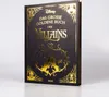 A close-up, slightly angled shot of the front cover of a Disney book titled "Das große goldene Buch der Villains". The cover is black with ornate gold lettering and illustrations. Náhľad obrázku produktu