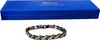MAGNET-ARMBAND Bicolour 4 Magnete 1500 Gaus Gold/Schwaz mit Produktbild-Vorschau 1