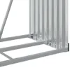 vidaXL Wiata na drewno opałowe antracyt 80x45x120 cm Stal Podgląd zdjęcia produktu 8