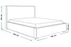 Polsterbett 160x200 cm Sydney - Doppelbett mit Lattenrost - Produktbild-Vorschau 3
