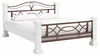 Bett Byzanz 200x200 Massivholz weiß Produktbild-Vorschau 2